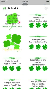 St Patrick stickers screenshot 2