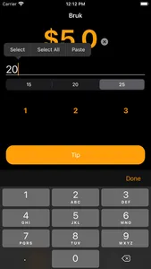 Bruk - Tip Calculator screenshot 2