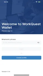 WorkQuest Wallet screenshot 0