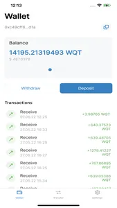 WorkQuest Wallet screenshot 1