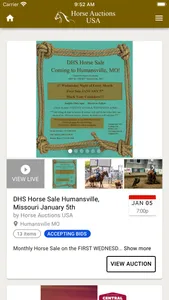 Horse Auctions USA screenshot 2