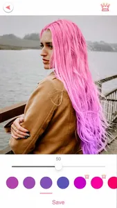 Q Hair Color Editor: Hairstyle screenshot 1