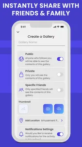 Piceo - Instant Gallery Share screenshot 1