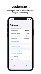 focus - work and study timer screenshot 4