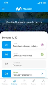 Entrena con Movistar screenshot 1