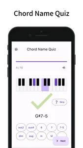 Chord Quiz: Learn Piano Chord screenshot 0