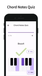 Chord Quiz: Learn Piano Chord screenshot 1