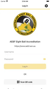 AEBF Eight Ball Accreditation screenshot 0