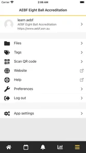 AEBF Eight Ball Accreditation screenshot 4