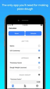 Pizza Dough Calculator Basic screenshot 0