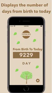 Days since birth - TOTAL_LIFE screenshot 0