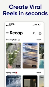 Recap: Reel Templates & Maker screenshot 1