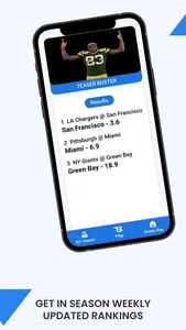 TeaserBuster - NFL Predictions screenshot 1