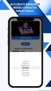 TeaserBuster - NFL Predictions screenshot 2