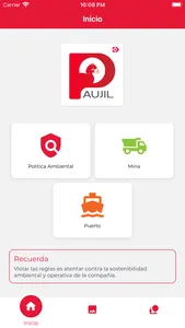 Paujil App screenshot 2