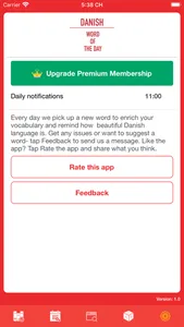 Danish Word of the Day screenshot 4