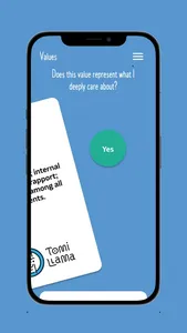 Values App screenshot 2