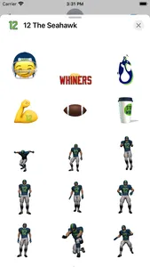 12 the Seahawk Stickers screenshot 1