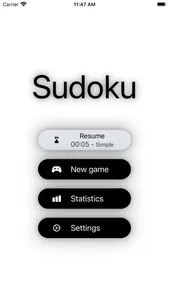 sudoku  数独游戏  classic game screenshot 0