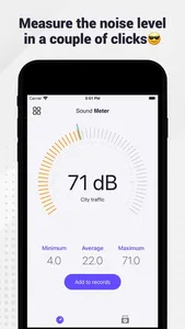 Sound Meter: dB measurement screenshot 1