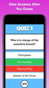 US Citizenship Test Quiz 2023 screenshot 2