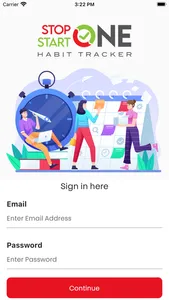 Stop 1 Start 1 - Habit Tracker screenshot 1