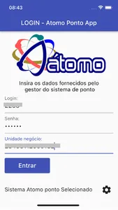 Atomo Ponto App screenshot 0