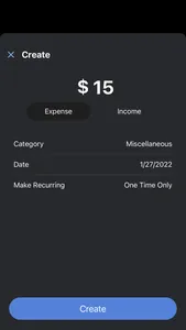 Occam: Budgeting made simple screenshot 1