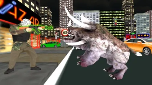 Monster Angry Bull City Attack screenshot 7