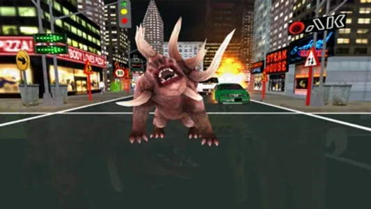 Monster Angry Bull City Attack screenshot 8