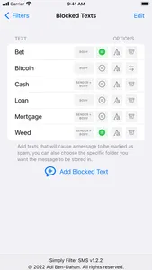 Simply Filter SMS screenshot 3