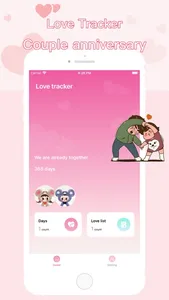 Love tracker -My Love days screenshot 0