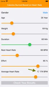 Calories Burned & Weight loss screenshot 0