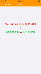 Calories Burned & Weight loss screenshot 1