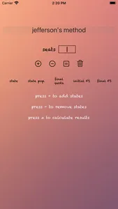 Jefferson's Method screenshot 0
