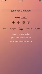 Jefferson's Method screenshot 1