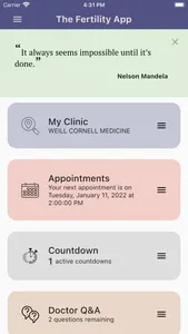 The Fertility App – IVF & IUI screenshot 0