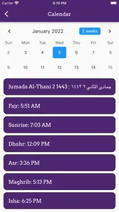 Prayer Time - Salah Timings screenshot 2