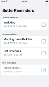 BetterReminders screenshot 0