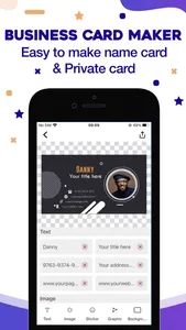 Business Card Maker:Make Card screenshot 0
