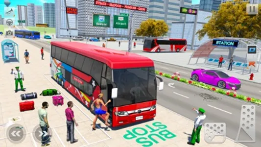 Bus Simulation City Coach Game screenshot 4