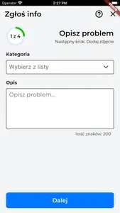 Zgłoś info screenshot 3