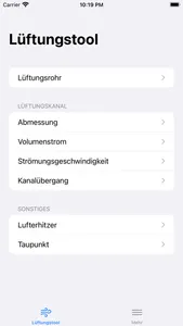 Lüftungstool screenshot 1