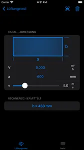 Lüftungstool screenshot 2