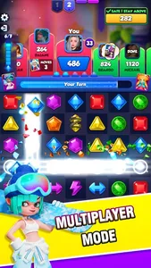 Jewel Party- Match 3 PVP screenshot 1