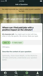 World for Climate – Act now screenshot 3