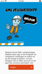 WML Veiligheidsapp screenshot 0