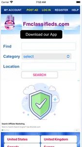 FM CLASSIFIEDS GLOBAL screenshot 0
