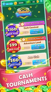 Solitaire Zillionaire Win Cash screenshot 1