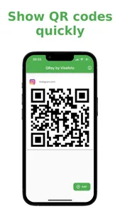 QRay: save and show QR codes screenshot 0